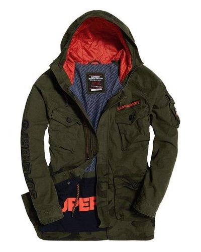 superdry rookie mix textured jacket