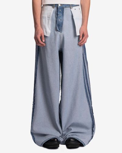 Vetements Inside-out Baggy Jeans in Blue for Men | Lyst