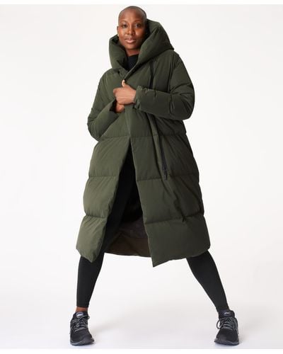 puffer wrap coat