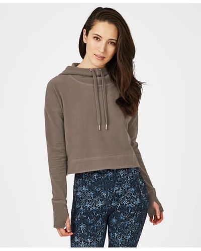 sweaty betty escape luxe fleece hoody