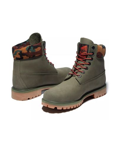 Timberland dark store green boots