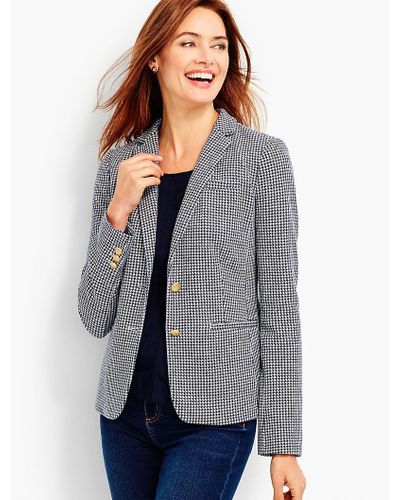 talbots ponte blazer