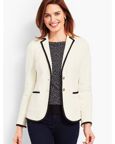talbots pique jacket