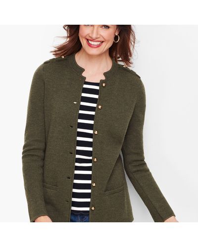 talbots sweater jacket
