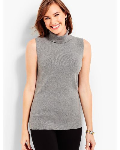 talbots sleeveless turtleneck