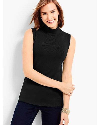 talbots sleeveless turtleneck