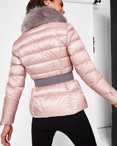 ted baker pink puffer jacket