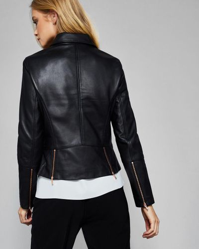 ted baker leather biker jacket