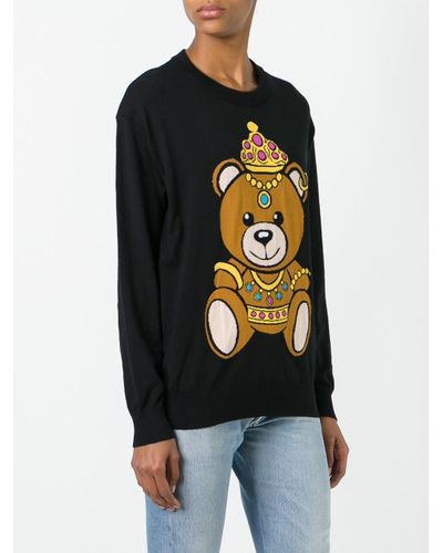 moschino teddy bear jumper