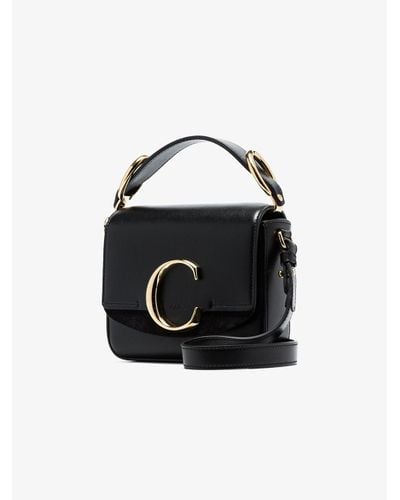chloe c bag black