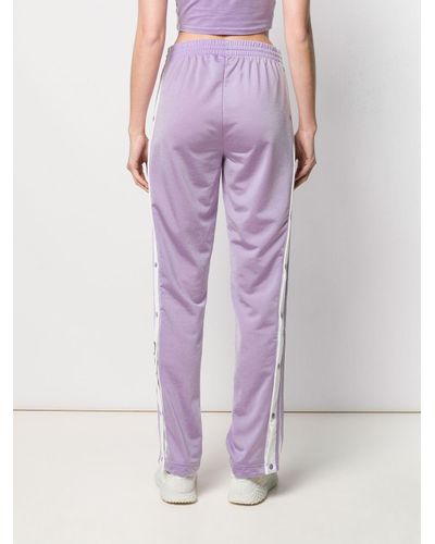 adibreak track pants purple