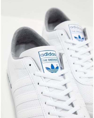 adidas the sneeker white