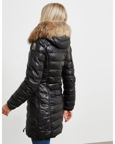 parajumpers demi leather coat