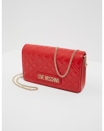 red moschino purse