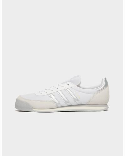 adidas Originals Suede Orion Trainers in White/Silver (White) for Men - Lyst