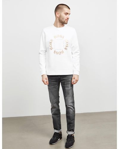 hugo boss salbo circle sweatshirt