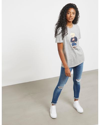 women polo bear shirt
