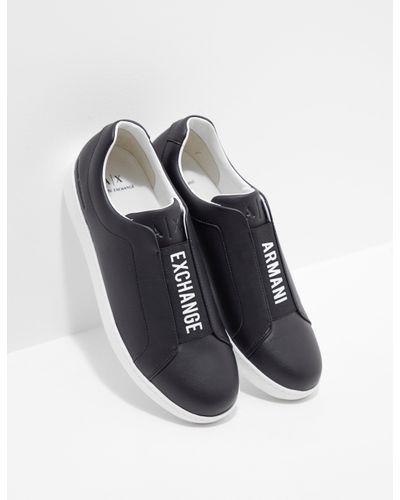 slip on armani exchange