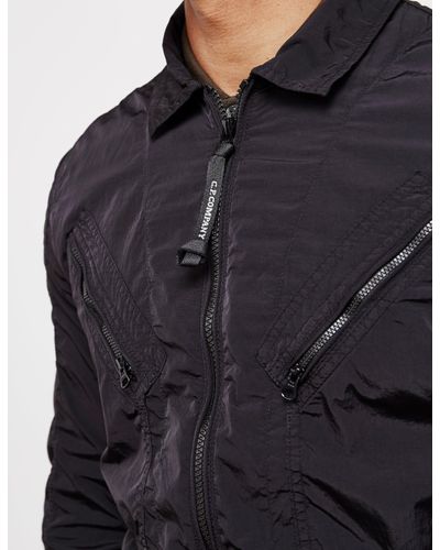 black cp overshirt