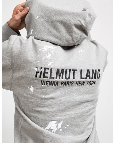 grey helmut lang hoodie