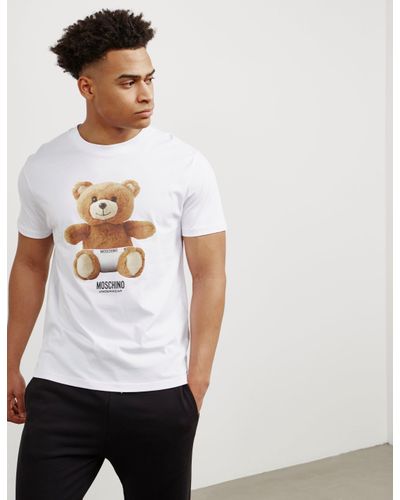 mens moschino bear t shirt