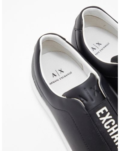 slip on armani exchange
