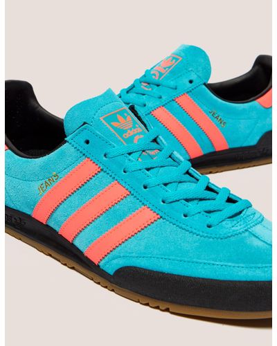 Blue and pink adidas jeans Clearance