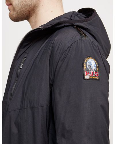 parajumpers carbon hooded padded jacket