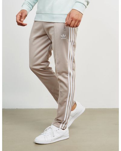 adidas Originals Cotton Mens Beckenbauer Cuffed Track Pants Grey in Gray  for Men - Lyst