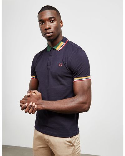 fred perry abstract collar