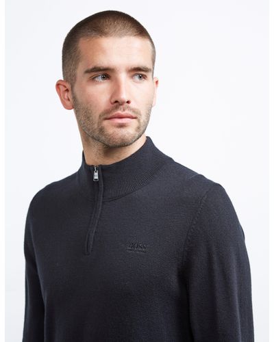 BOSS by HUGO BOSS Barlo Half Zip Knit 