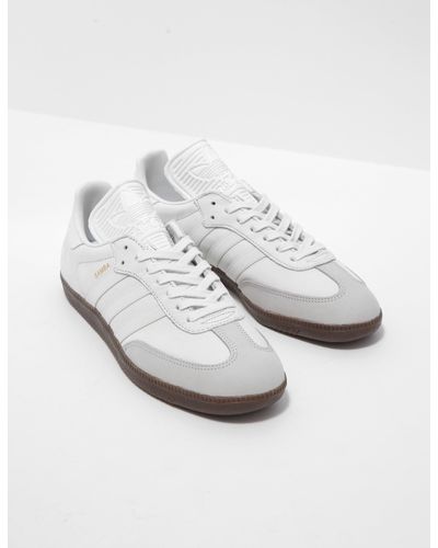 samba adidas all white