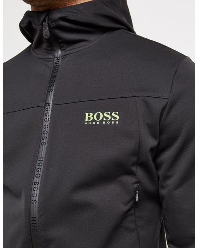 by HUGO BOSS Synthetic Mens Green Sytech Lightweight Shell Jacket Black Men - Lyst