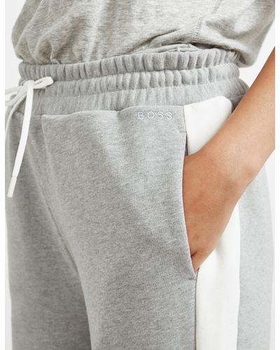 hugo boss grey jogging bottoms