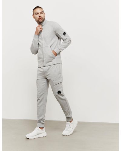 Cp Company Tracksuit Bottoms Grey Top 