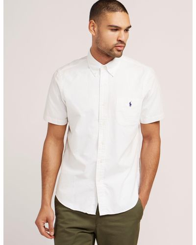 Polo ralph lauren oxford short sleeve shirt Clearance