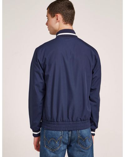 Fred Perry Cotton Reissue Made In England Bomber Jacket in Navy (Blue) for  Men - Lyst