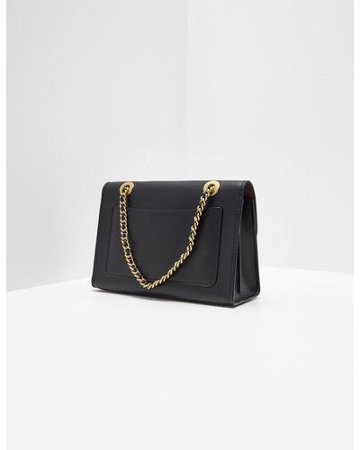 coach parker shoulder bag black