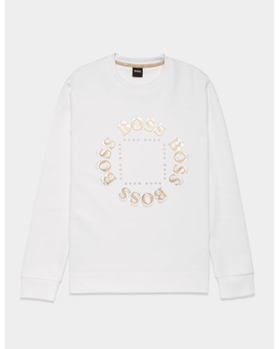 hugo boss salbo circle sweatshirt