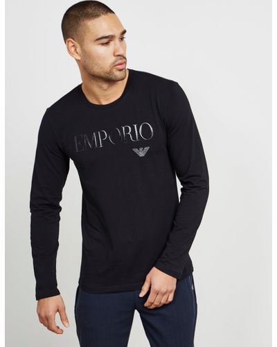 armani long sleeve t shirt mens