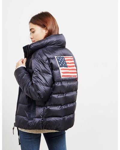 blue polo jacket