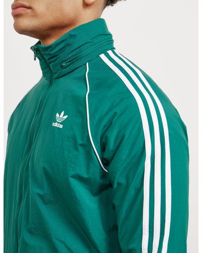 adidas Originals Synthetic Mens Superstar Windbreaker Green/white,  Green/white for Men - Lyst