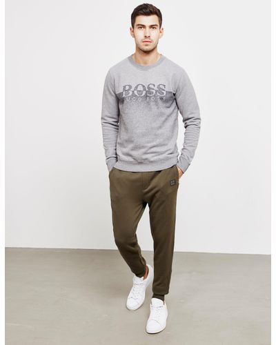 hugo boss cuffed joggers