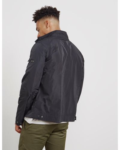 barbour stannington jacket black