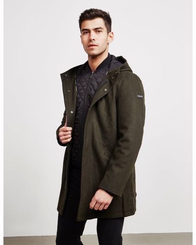 armani exchange wool coat