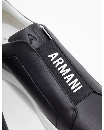 slip on armani exchange