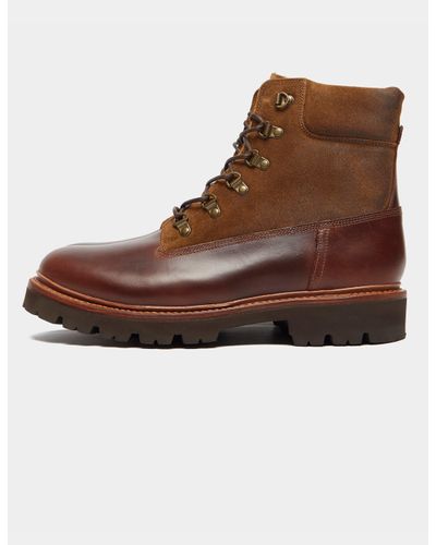 Grenson Leather Rutherford Hiker Boot Brown for Men - Lyst