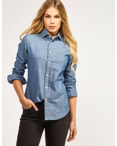 ralph lauren ladies denim shirt