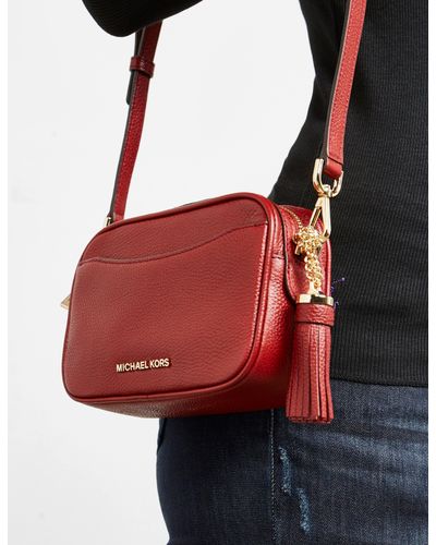 michael kors bolsas burgundy
