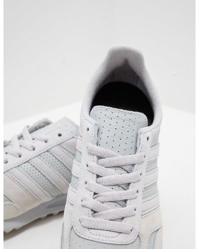 adidas Originals Mens La Trainer Leather White for Men - Lyst